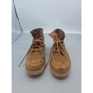 Danner USA Bull Run Lux Sunstone Brown Leather Mens Soft Toe Boots Size 9.5 D